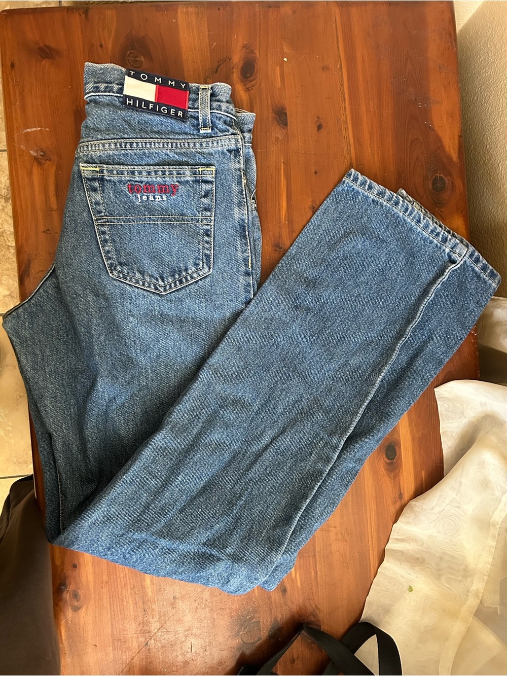Tommy Hilfiger Men’s Light Blue Relaxed Denim Jeans